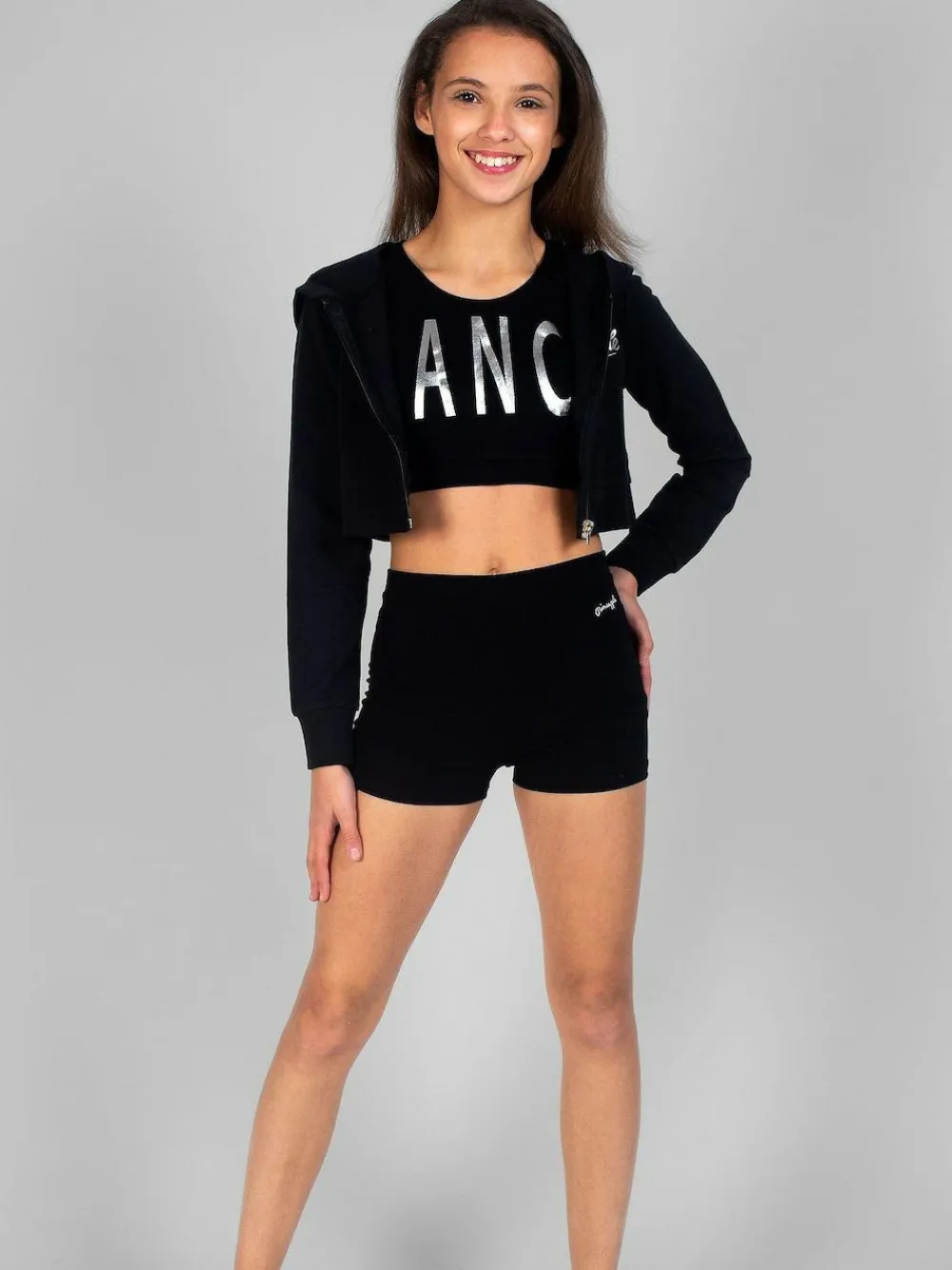 Pineapple Black Jersey Hotpant Shorts^ Shorts