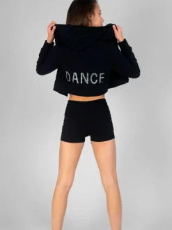 Pineapple Black Jersey Hotpant Shorts^ Shorts