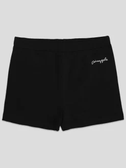 Outlet Pineapple Black Jersey Hotpant Shorts