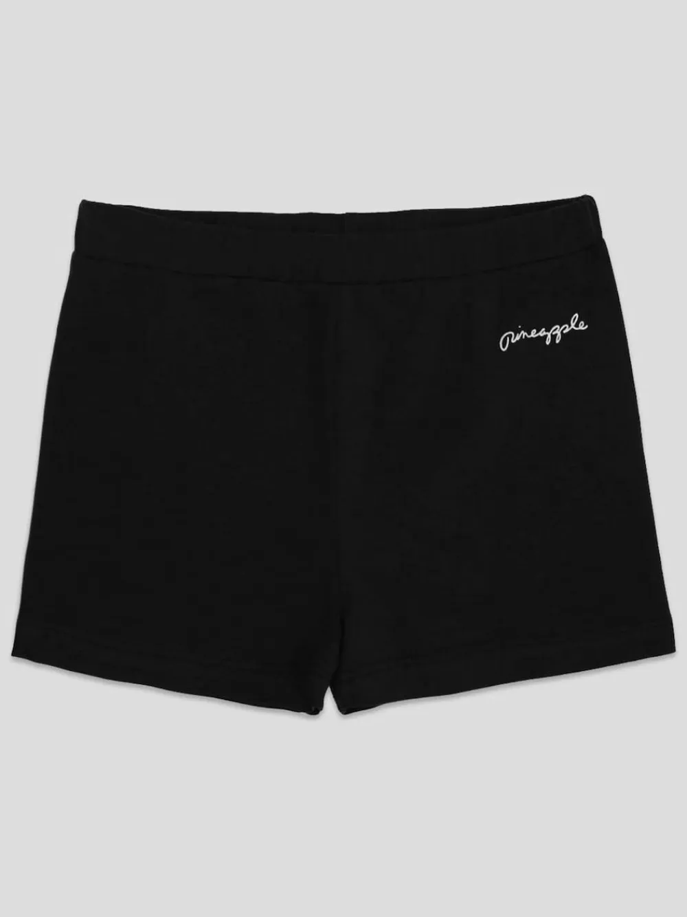 Outlet Pineapple Black Jersey Hotpant Shorts