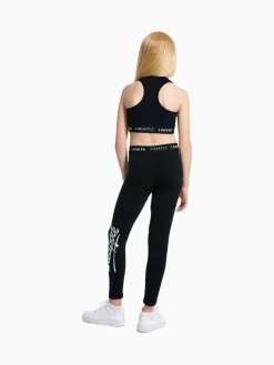 Sale Pineapple Black Script Crop Top
