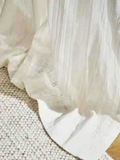 Pineapple Elephant Zofia Broderie Anglaise Sheer Panel Voile^ Curtains & Blinds