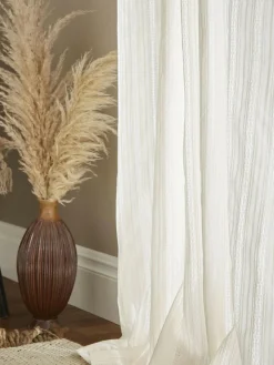 Pineapple Elephant Zofia Broderie Anglaise Sheer Panel Voile^ Curtains & Blinds