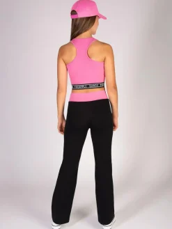 Pineapple Tape Hem Midi Crop Top^ Bras & Crop Tops