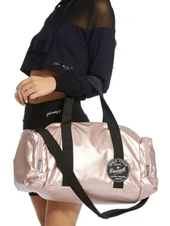 Clearance Pineapple Mini Holdall Dance Kit Bag Rose Gold Pink