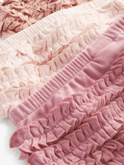 Discount Next 100% Cotton Baby Knickers 3 Pack (0mths-2yrs) Pink