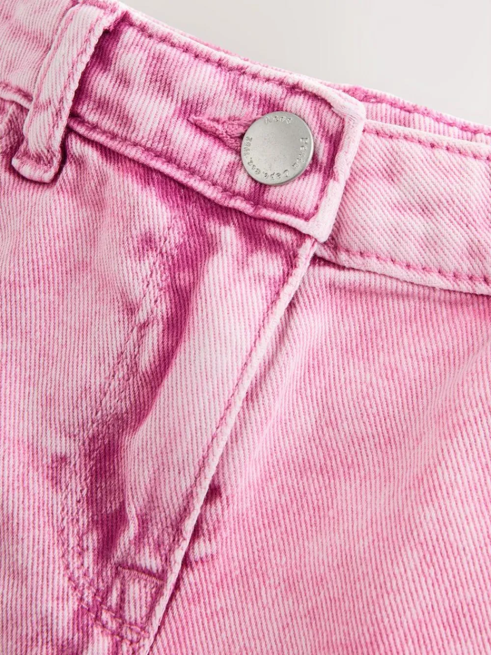 Next 100% Cotton Frayed Edge Distressed Shorts (3-16yrs) Pink