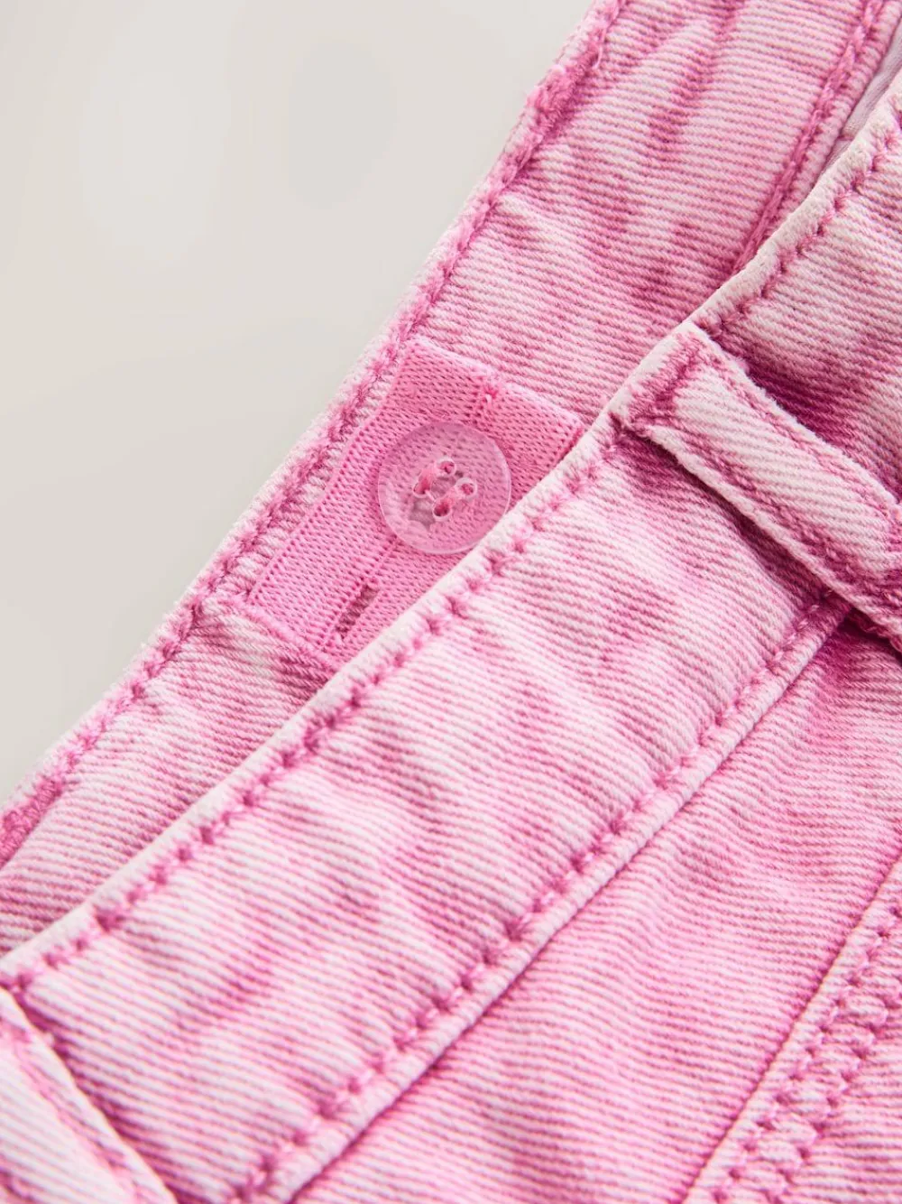 Next 100% Cotton Frayed Edge Distressed Shorts (3-16yrs) Pink