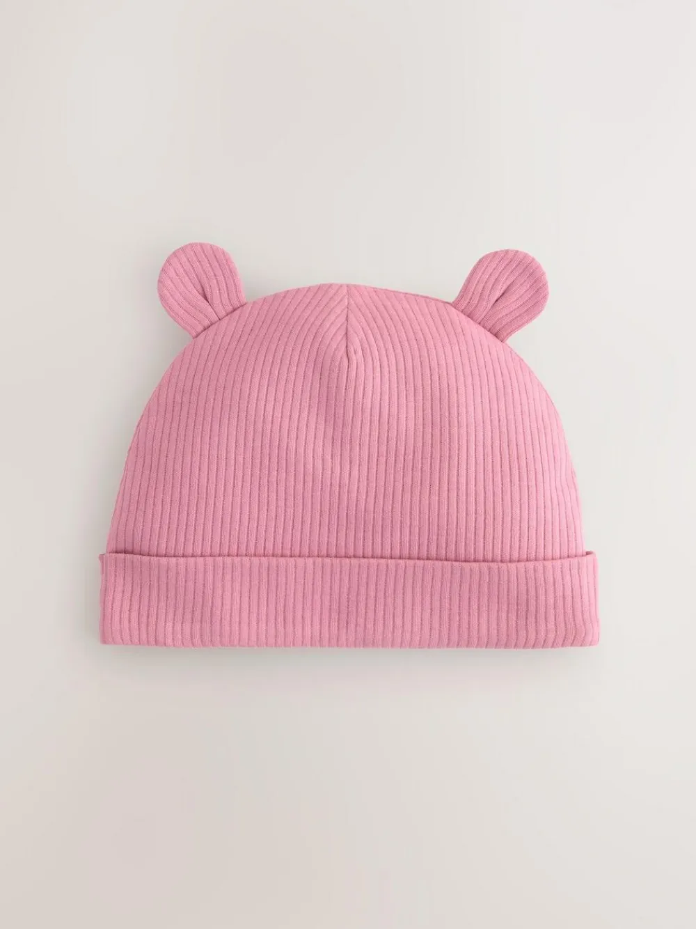 Best Next Pink 3 Pack Baby Beanies (0-18mths)