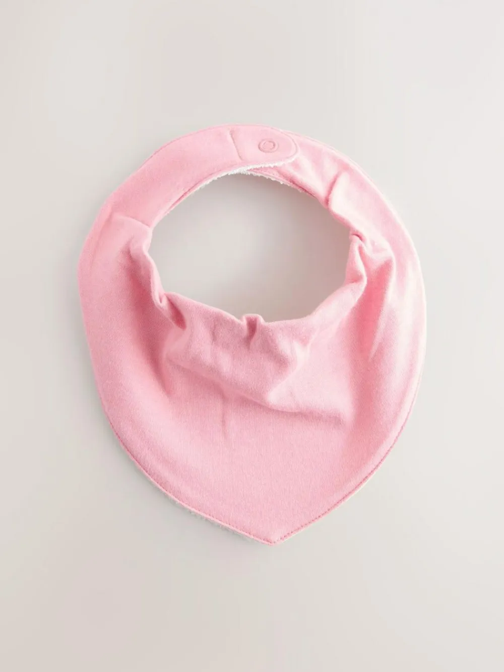 Hot Next Pink 5 Pack Baby Dribble Bibs