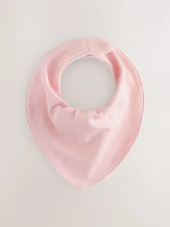 Next Pink 5 Pack Baby Dribble Bibs^ Bibs|Newborn Accessories