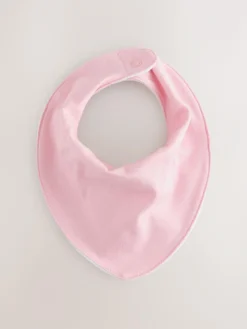 Next Pink 5 Pack Baby Dribble Bibs^ Bibs|Newborn Accessories