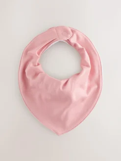 Next Pink 5 Pack Baby Dribble Bibs^ Bibs|Newborn Accessories