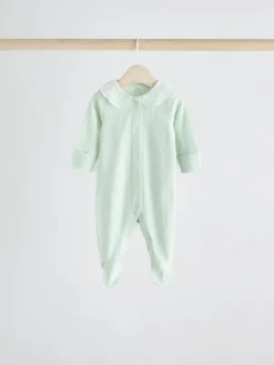 Next Pink 3 Pack Baby Sleepsuits (0-2yrs)^ Nightwear