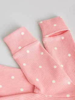 Next Pink 3 Pack Baby Sleepsuits (0-2yrs)^ Nightwear