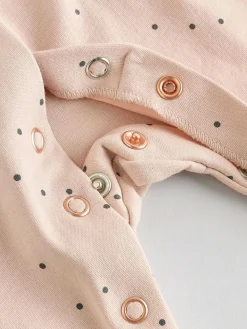 Best Next Pink 3 Pack Baby Sleepsuits with Matching Turbans (0mths-2yrs)