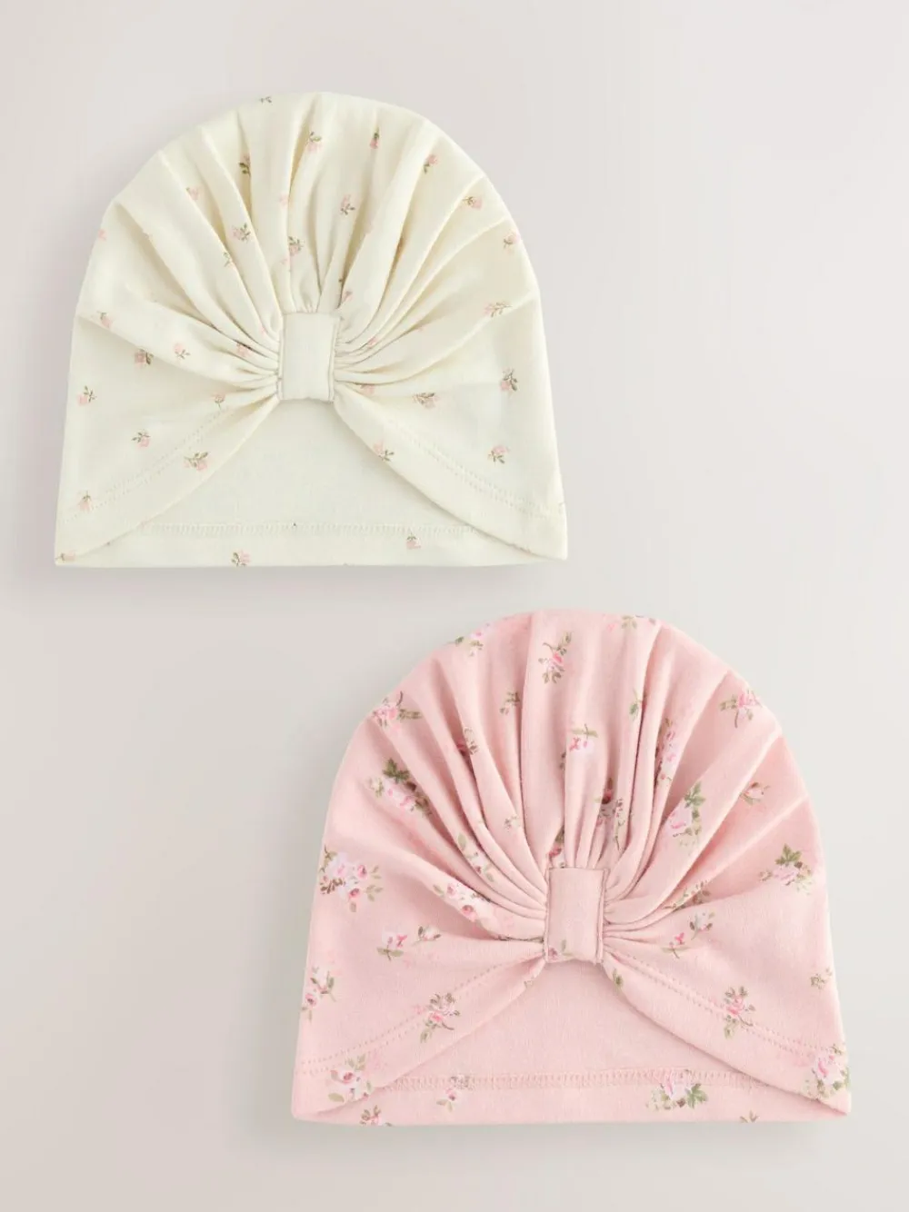 New Next 2 Pack Baby Turbans (0-18mths) Pink