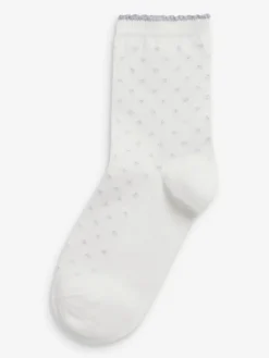 Next Pink 7 Pack Cotton Rich Pretty Ankle Socks^ Socks & Tights|Socks & Tights