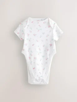 Next Pink 3 Pack Hip Dysplasia Short Sleeve Baby Bodysuits^ Bodysuits & Vests|Vests