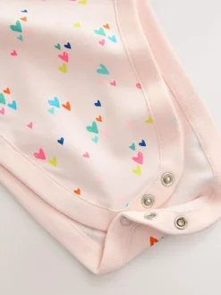 Next Pink 3 Pack Hip Dysplasia Short Sleeve Baby Bodysuits^ Bodysuits & Vests|Vests