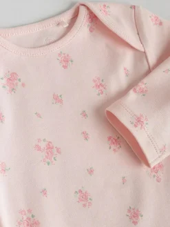 Sale Next Pink 7 Pack Long Sleeve Baby Bodysuit