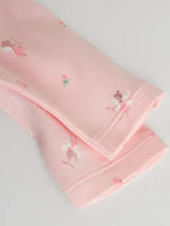 Online Next Pink 5 Pack Long Sleeve Baby Bodysuit