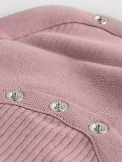 Next Pink 5 Pack Long Sleeve Baby Bodysuits^ Bodysuits & Vests|Vests