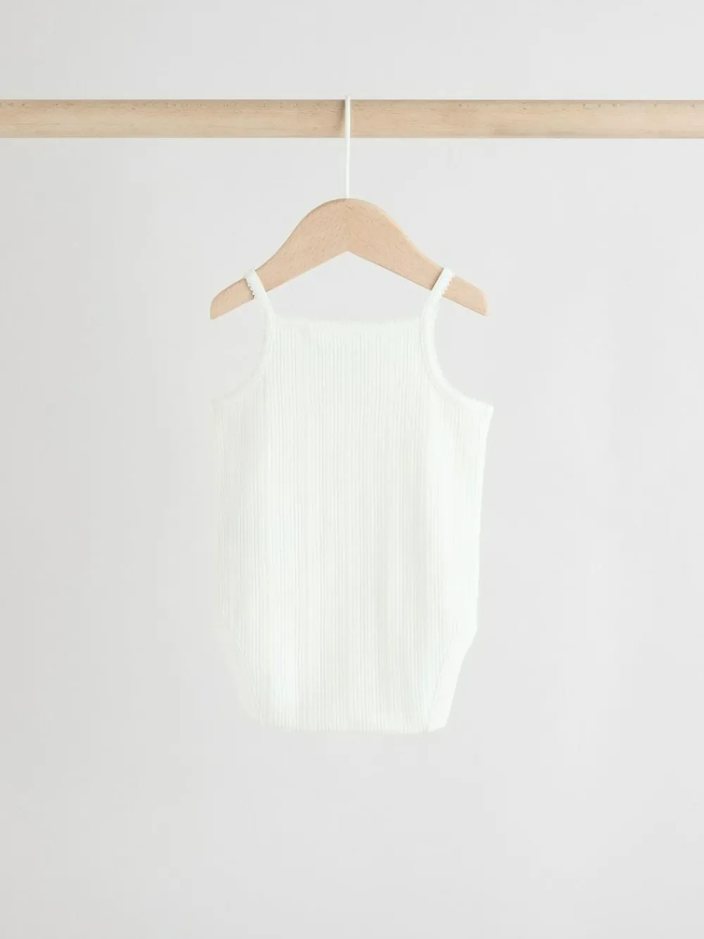 Online Next 5 Pack Vest Pointelle Baby Bodysuits Pink