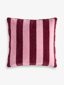 Next 50 x 50cm Chenille Stripe Cushion^ Cushions & Throws