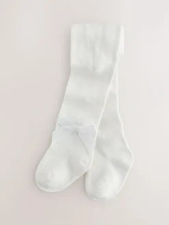 Hot Next Pink Baby Bow Tights (0mths-2yrs)