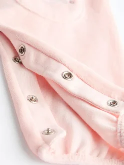 Next Pink Baby Dungarees and Longsleeve Bodysuit Set (0mths-2yrs)^ Rompers & Overalls