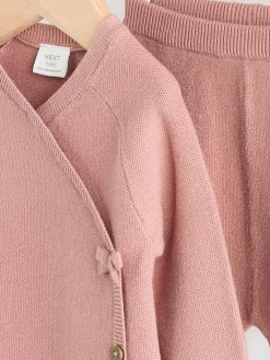 Next Baby Knitted Wrap Jumper and Leggings 2 Piece Set (0mths-2yrs)^ Knitwear|Knitwear