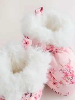 Next Pink Baby Snowboots (0-24mths)^ Shoes