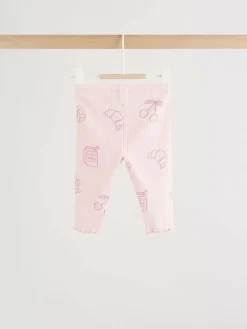 New Next Baby Sweatshirt and Leggings 2 Piece Set (0mths-2yrs) Pink