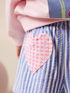 Online Next Pink Barbie Shorts Set (3mths-7yrs)