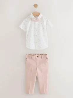 Next Blazer Shirt Trousers and Bow Tie Set (3mths-9yrs)^BOY Sets & Outfits|Sweatshirts & Hoodies