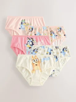 Next Pink Bluey Briefs 5 Pack (1.5-8yrs)^ Underwear