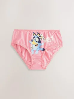 Next Pink Bluey Briefs 5 Pack (1.5-8yrs)^ Underwear