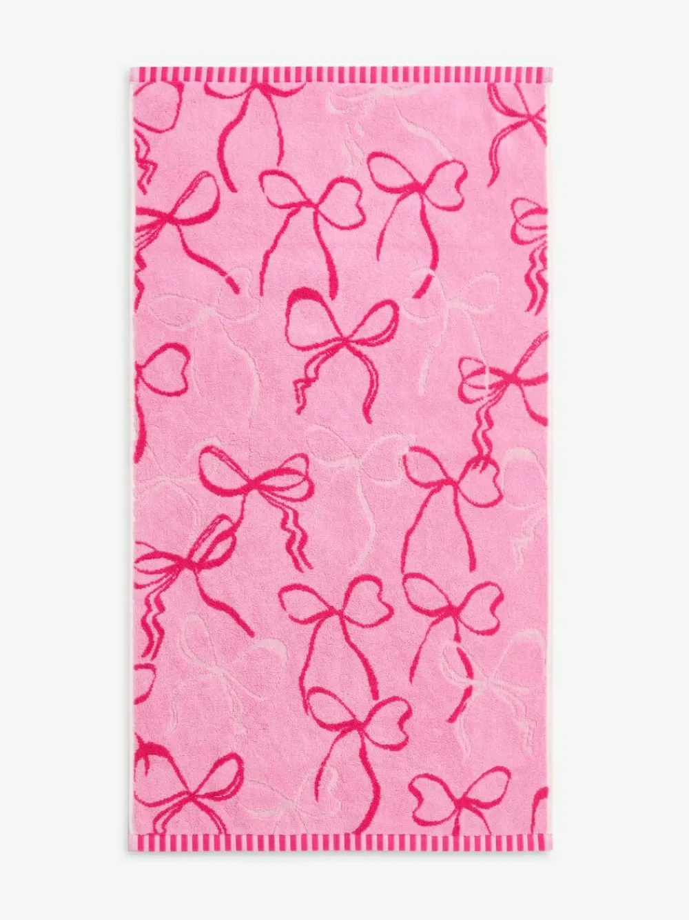 Next Pink Bow 100% Cotton Towel
