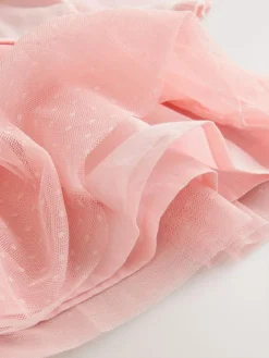 Discount Next Pink Bunny Baby Knitted Twofer Dress (0mths-2yrs)