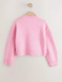 Hot Next Pink Button Up Cardigan (3-16yrs)