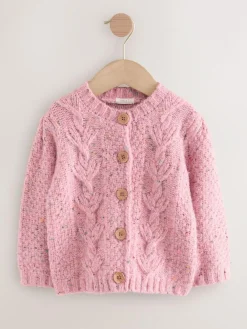 Next Chunky Knit Bobble Cardigan (3mths-10yrs)^ Baby Winter Clothing|Knitwear