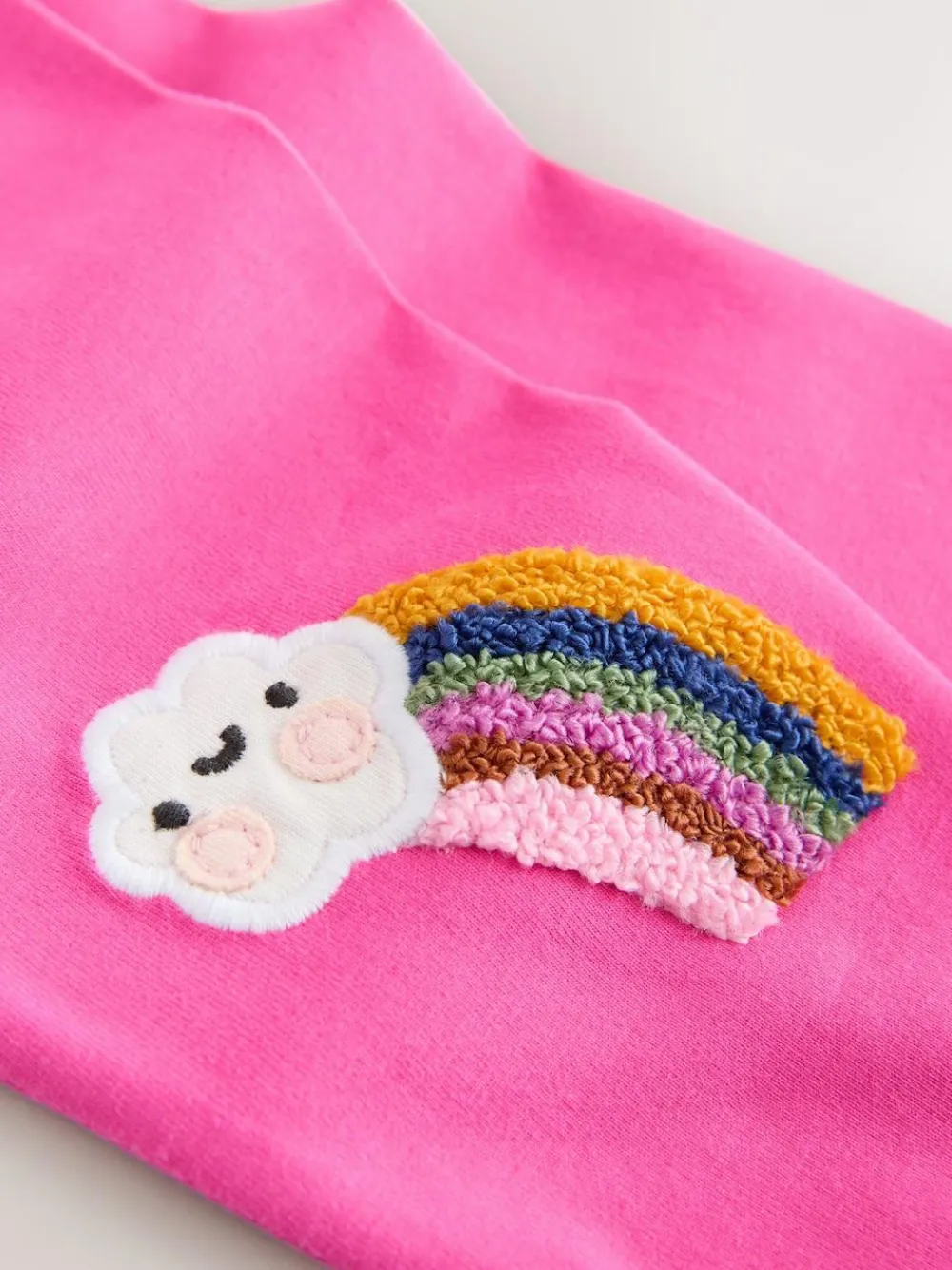 Outlet Next Pink Cloud Rainbow Knee Embellsihed Leggings (3mths-7yrs)