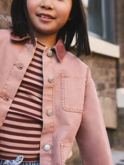 Sale Next Cord Collar Jacket (3-16yrs) Pink