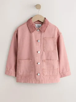 Sale Next Cord Collar Jacket (3-16yrs) Pink