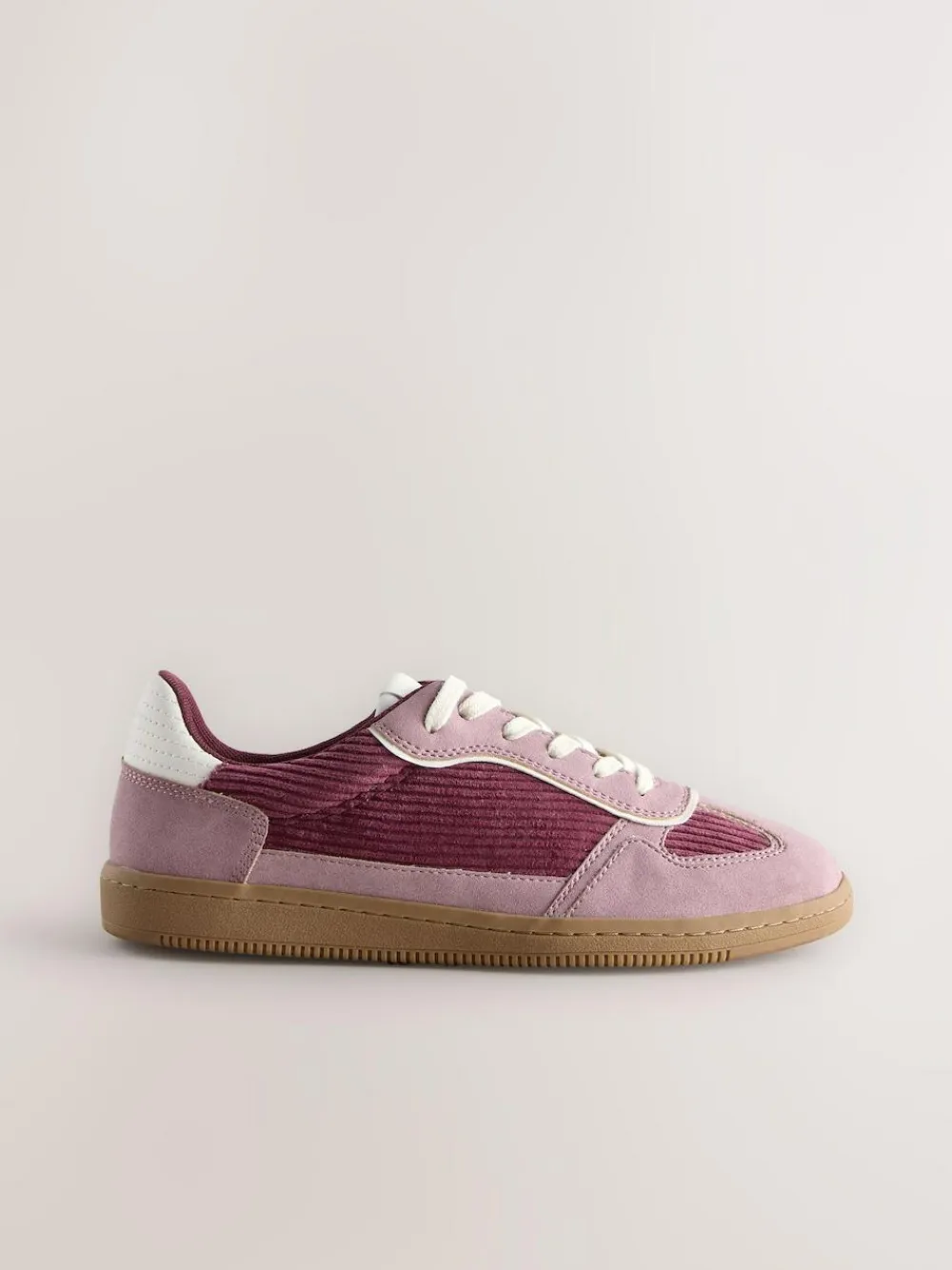 Next Pink Cord Forever Comfort® Lace-Up Trainers^Women Sneakers