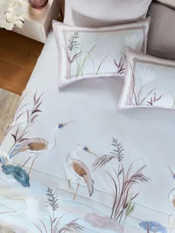 Next Pink Crane Kimono 300TC Sateen Collection Luxe Duvet Cover And Pillowcase Set^ Bedsets & Duvet Covers