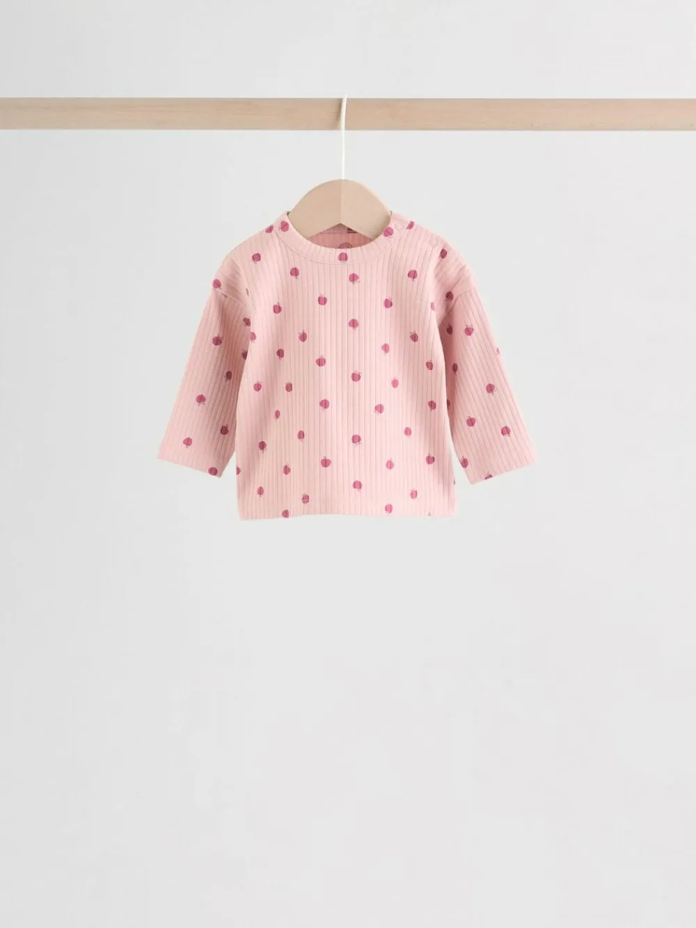 Next Pink/ Cream/ Brown Print Long Sleeve Top And Leggings Set 6 Piece (0mths-3yrs)^ Newborn Clothing|Baby Girls