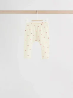 Next Pink/ Cream/ Brown Print Long Sleeve Top And Leggings Set 6 Piece (0mths-3yrs)^ Newborn Clothing|Baby Girls