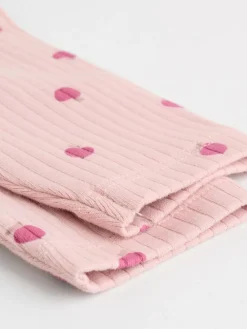 Next Pink/ Cream/ Brown Print Long Sleeve Top And Leggings Set 6 Piece (0mths-3yrs)^ Newborn Clothing|Baby Girls